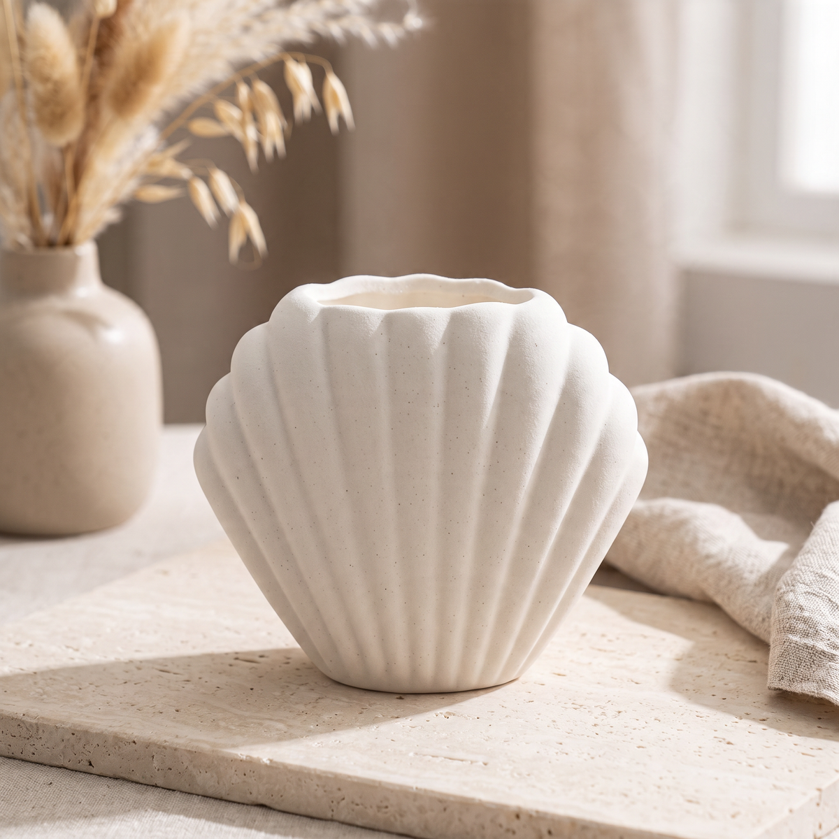Seashell Ceramic Wax Melt & Oil Burner