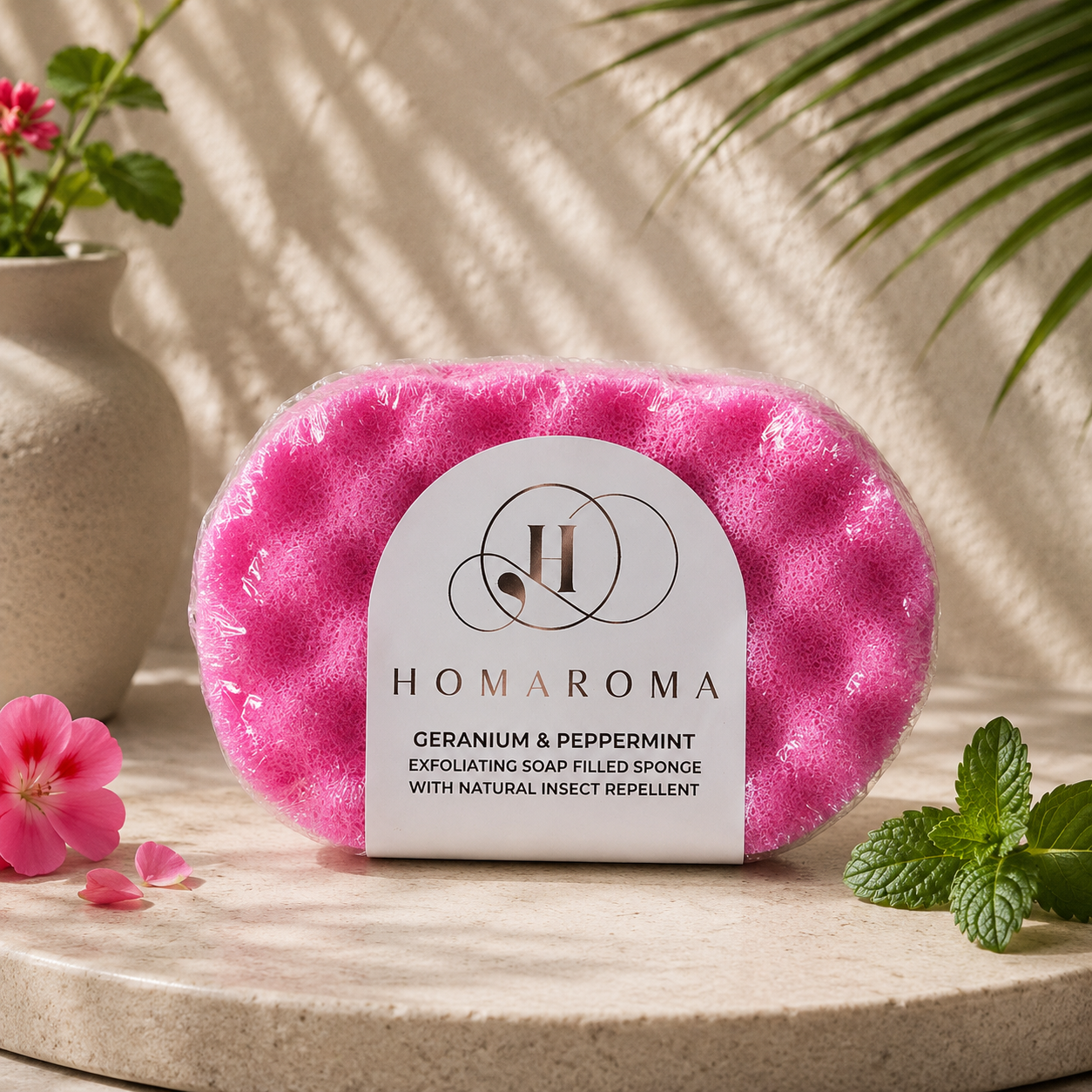 Geranium & Peppermint  with natural insect repellent