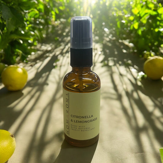 Citronella & Lemongrass Essential Oil Body Mist