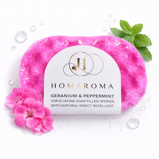 Geranium & Peppermint  with natural insect repellent