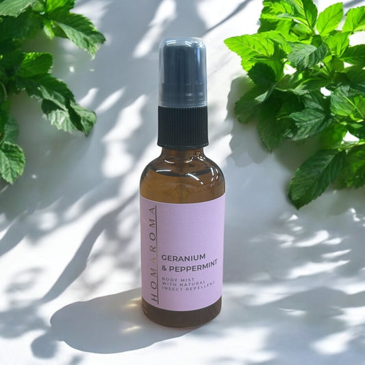 Geranium & Peppermint Essential Oil Body Mist