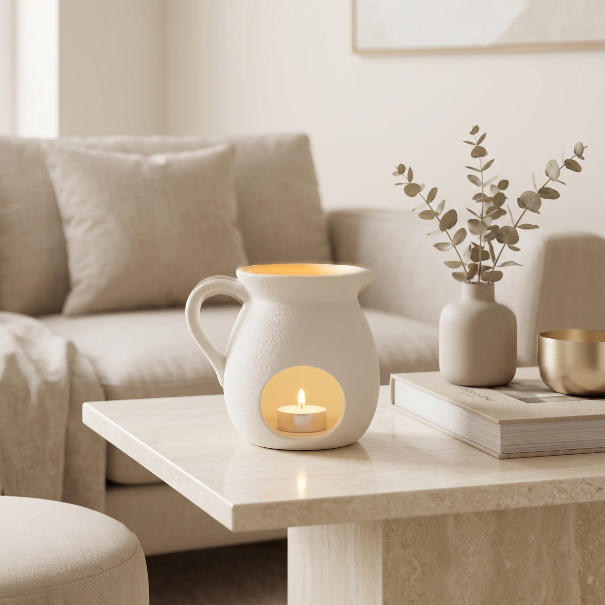 Jug Shaped Ceramic Wax Melt Burner