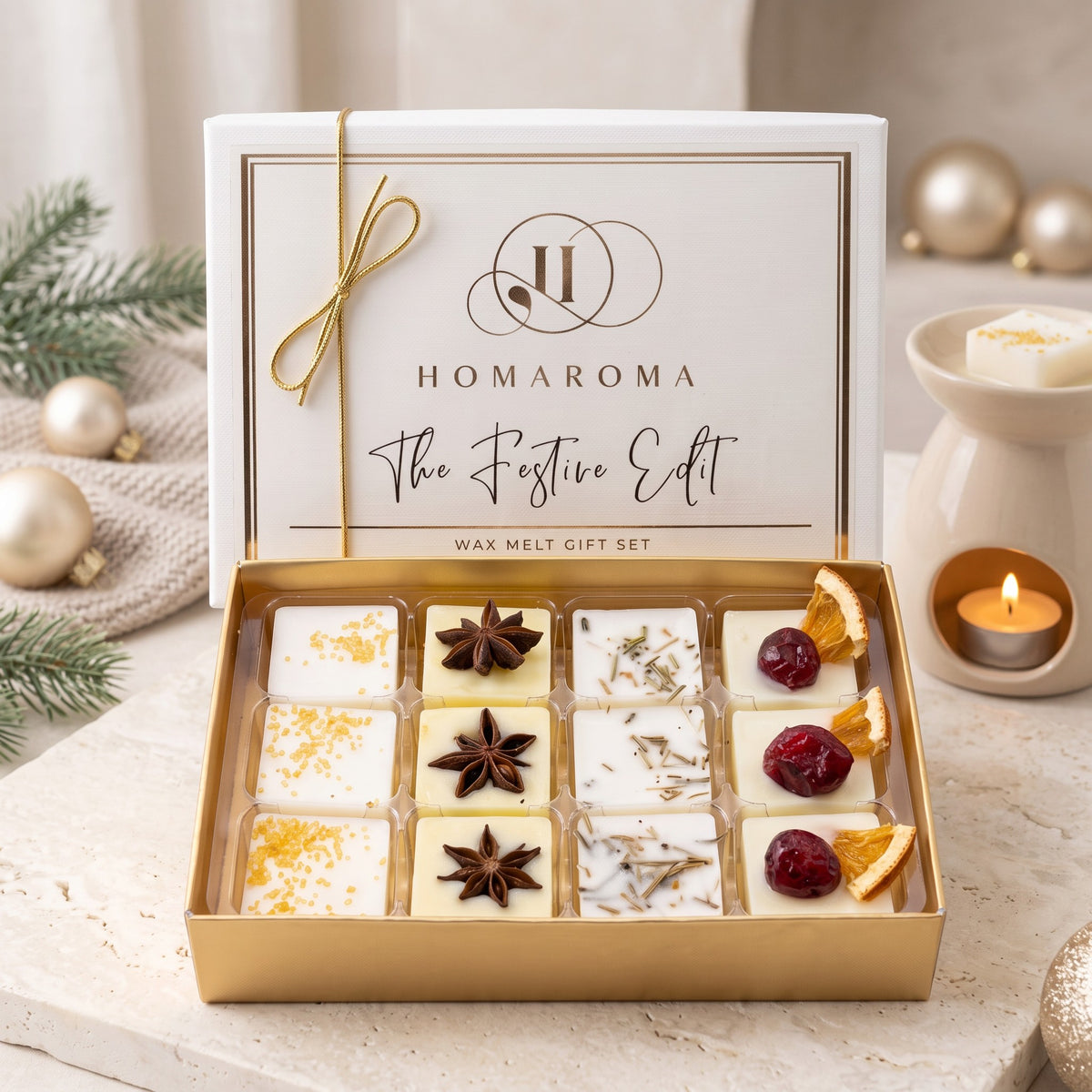 Frost & Glow - The Festive Edit Wax Melt Box