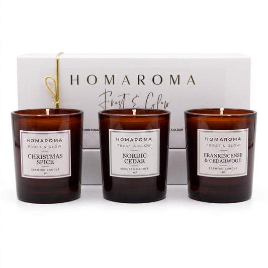 Frost & Glow - The Festive Candle Trio