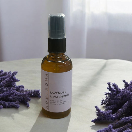 Lavender & Patchouli Essential Oil Body Mist