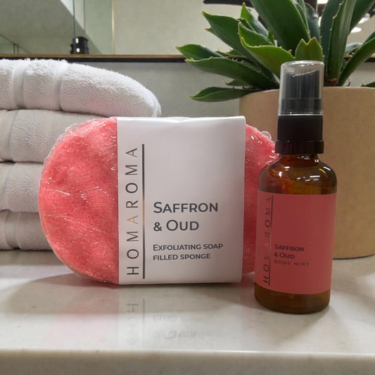 Saffron & Oud Luxe Bath & Body Trio