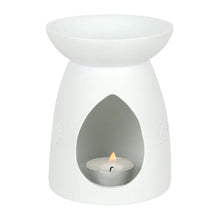 Load image into Gallery viewer, Casa Aromatica White Ceramic Seven Chakra Burner