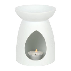 Casa Aromatica White Ceramic Seven Chakra Burner