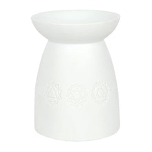 Load image into Gallery viewer, Casa Aromatica White Ceramic Seven Chakra Burner