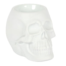 Load image into Gallery viewer, Casa Aromatica White Skull Burner