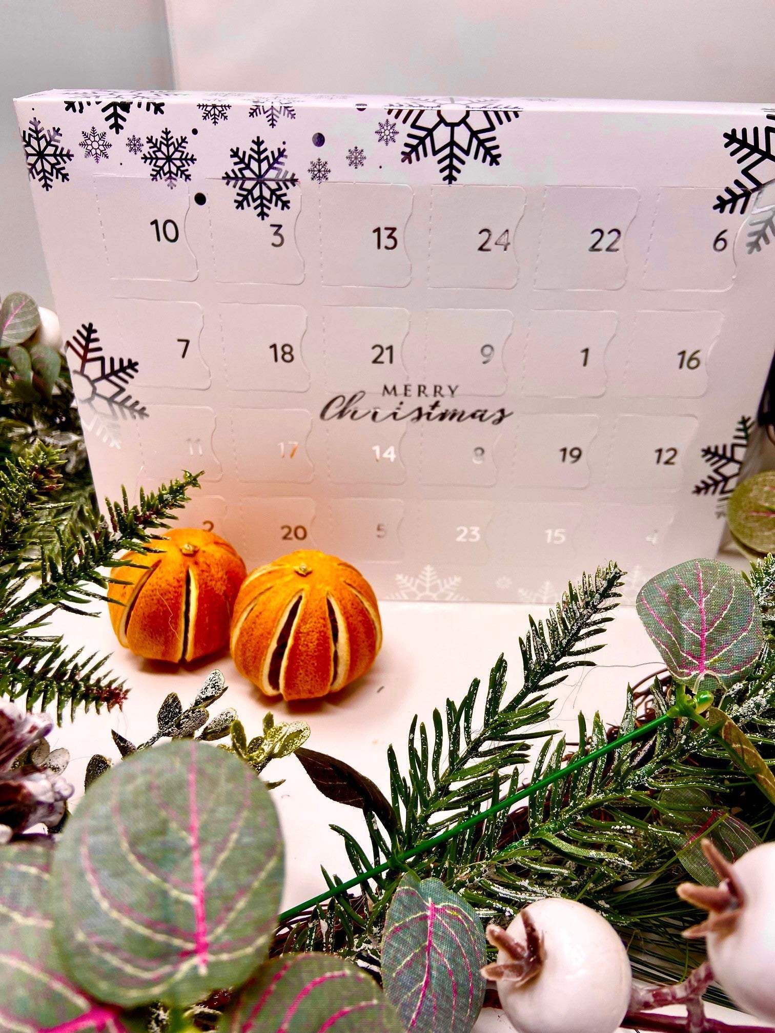 White Snowflake Advent Calendar